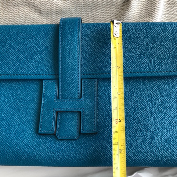 Hermès elan 29 jige blue Izmir - Picture 5 of 8